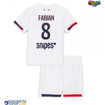 Otroški Nogometni dresi Paris Saint-Germain Fabian Ruiz #8 Gostujoči 2025-26 Kratek Rokav (+ Kratke hlače)